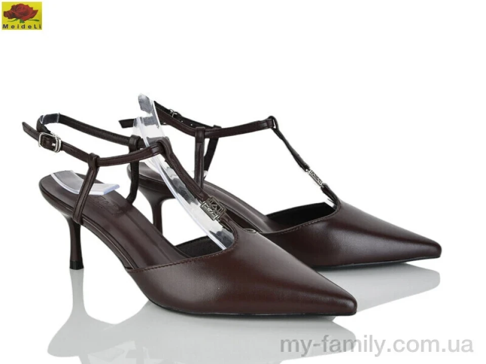 Туфлі штучна шкіра коричневий жінки -, Туфлі жіночі оптом