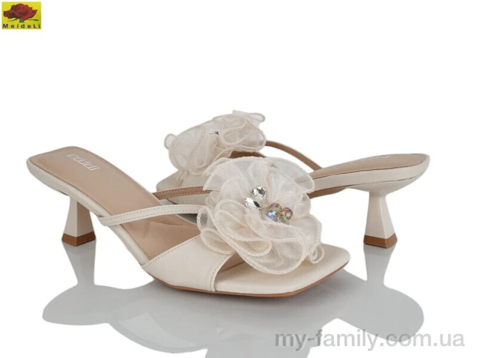 Шльопанці штучна шкіра-текстиль бежевий жінки -, Жіночі шльопанці оптом