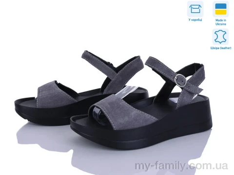 Босоніжки натуральна замша сірий жінки -, Жіночі босоніжки оптом