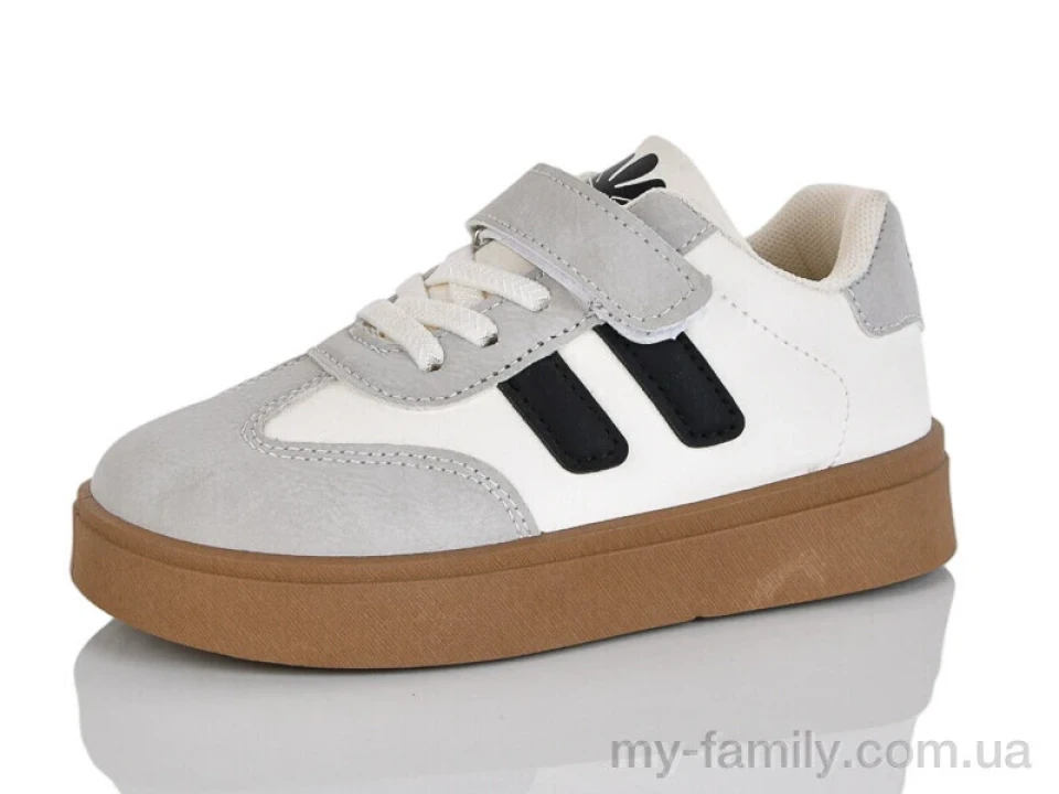 Кросівки штучна шкіра бежевий діти унісекс, Дитячі кросівки оптом