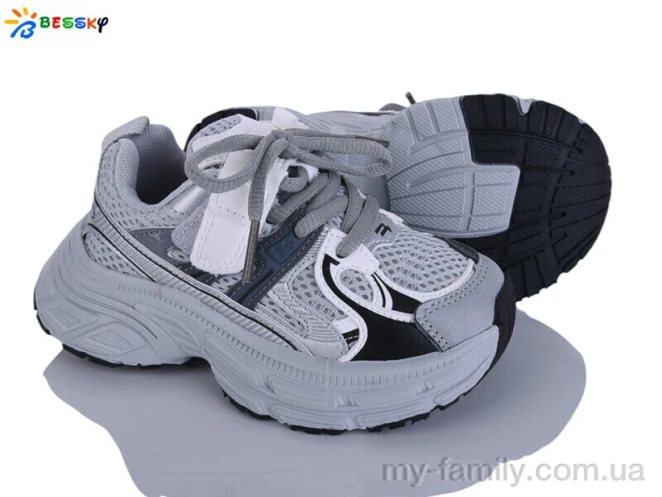 Кросівки штучна шкіра-текстиль сірий діти -, Дитячі кросівки оптом