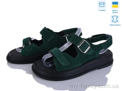 Босоніжки натуральна замша зелений жінки -, Жіночі босоніжки оптом