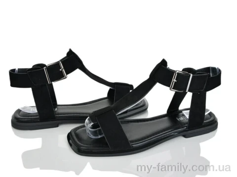 Босоніжки штучна замша чорний жінки -, Жіночі босоніжки оптом