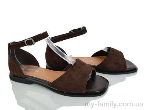 Босоніжки штучна замша коричневий жінки -, Жіночі босоніжки оптом