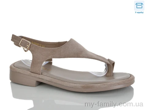 Босоніжки штучна замша бежевий жінки -, Жіночі босоніжки оптом