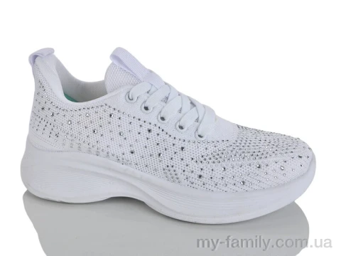 Кросівки текстиль білий жінки -, Жіночі кросівки оптом