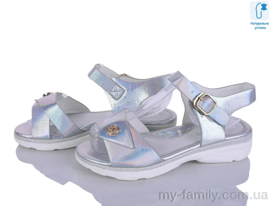 Босоніжки штучна шкіра срібний діти дівчинка, Взуття оптом діти