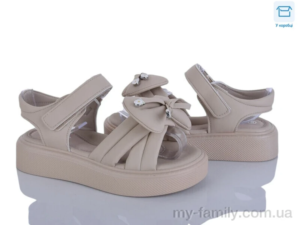 Босоніжки штучна шкіра бежевий діти дівчинка, Взуття оптом діти