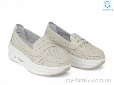 Туфлі натуральна шкіра бежевий жінки -, Туфлі жіночі оптом