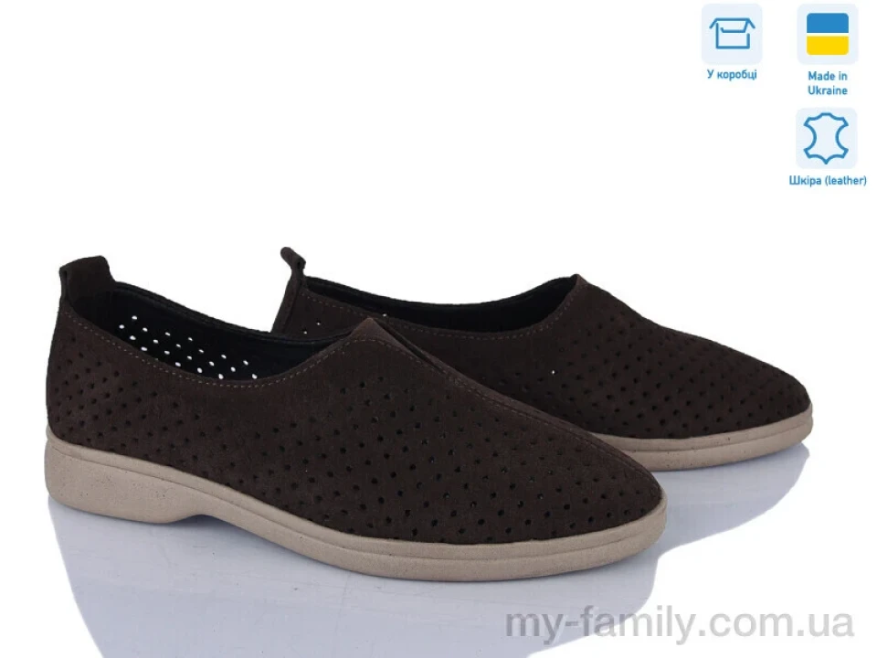 Туфлі натуральна замша коричневий жінки -, Туфлі жіночі оптом