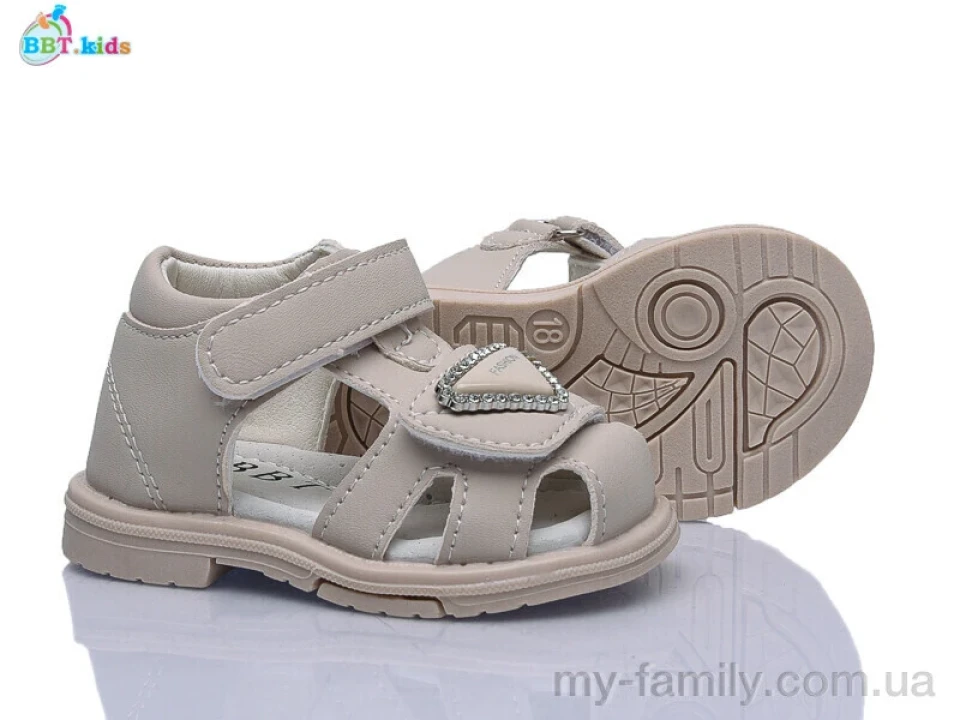 Босоніжки штучна шкіра бежевий діти дівчинка, Взуття оптом діти