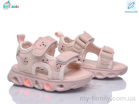 Босоножки искусственная кожа-текстиль розовый дети девочка, Взуття оптом дети