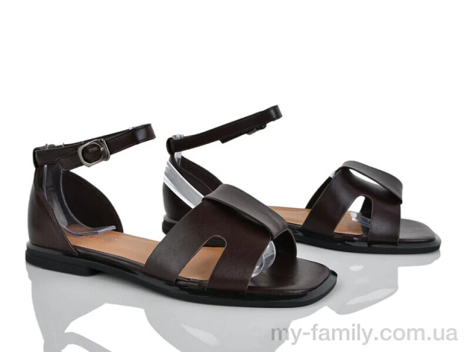 Босоніжки штучна шкіра коричневий жінки -, Жіночі босоніжки оптом