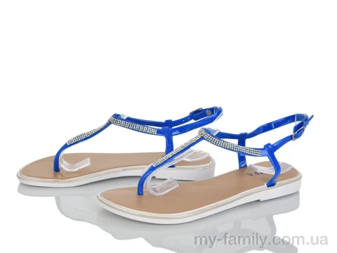 Босоножки силикон синий женщины -, Женские босоножки оптом