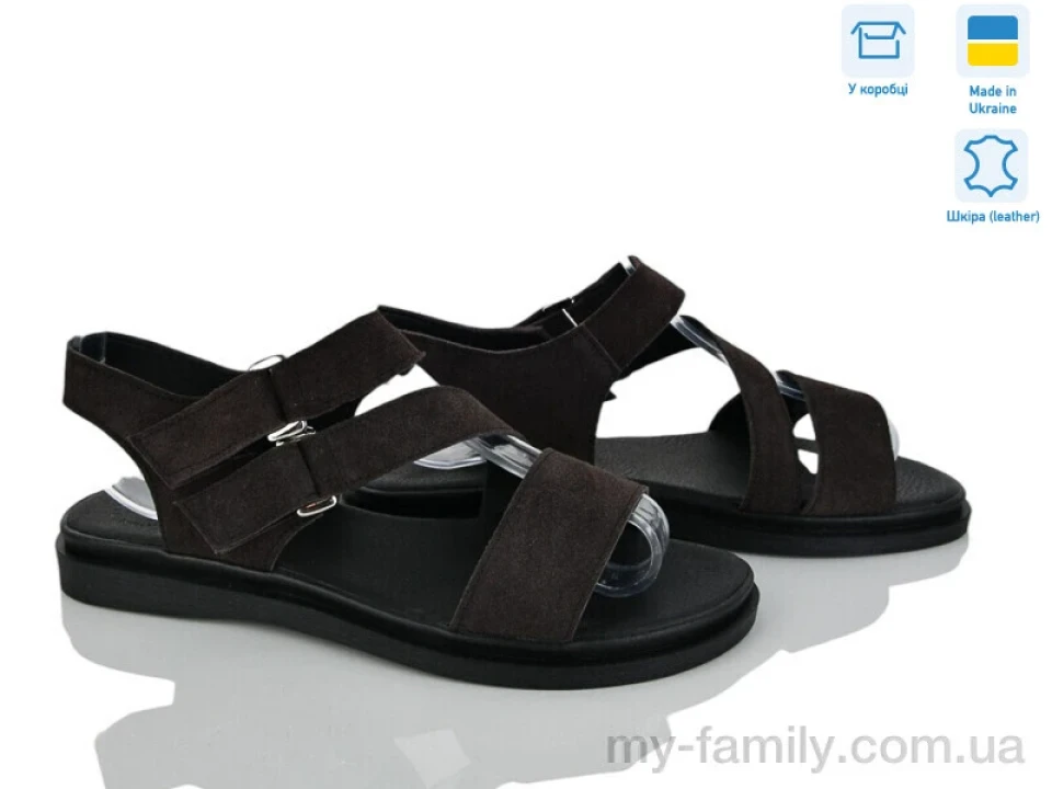 Босоніжки натуральна замша коричневий жінки -, Жіночі босоніжки оптом