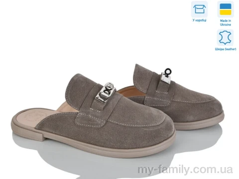 Шлепки натуральная замша серый женщины -, Женские шлепки оптом