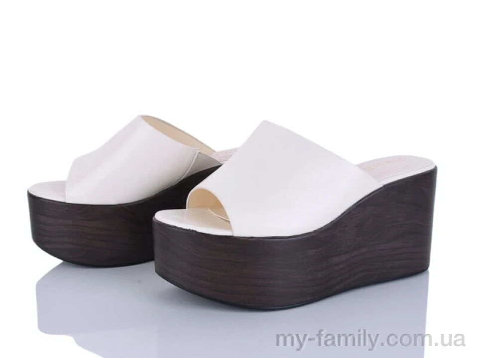 Шльопанці штучна шкіра бежевий жінки -, Жіночі шльопанці оптом