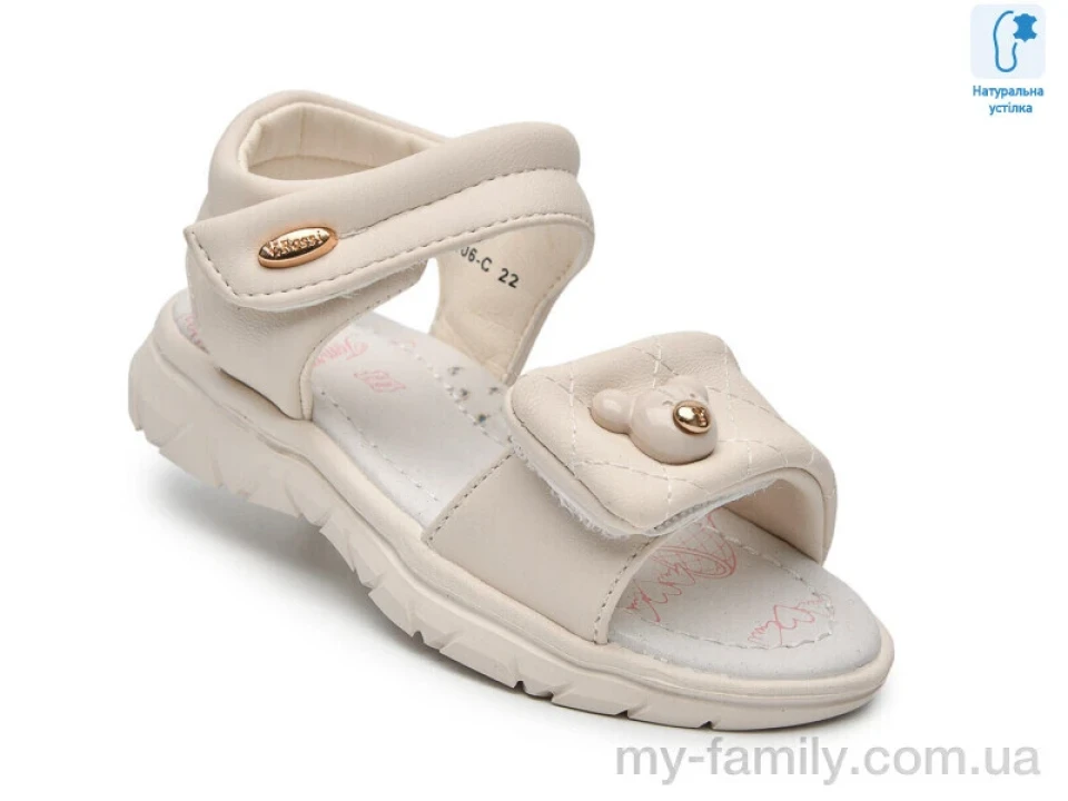 Босоніжки штучна шкіра бежевий діти дівчинка, Взуття оптом діти