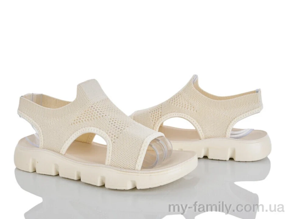 Босоніжки текстиль бежевий жінки -, Жіночі босоніжки оптом