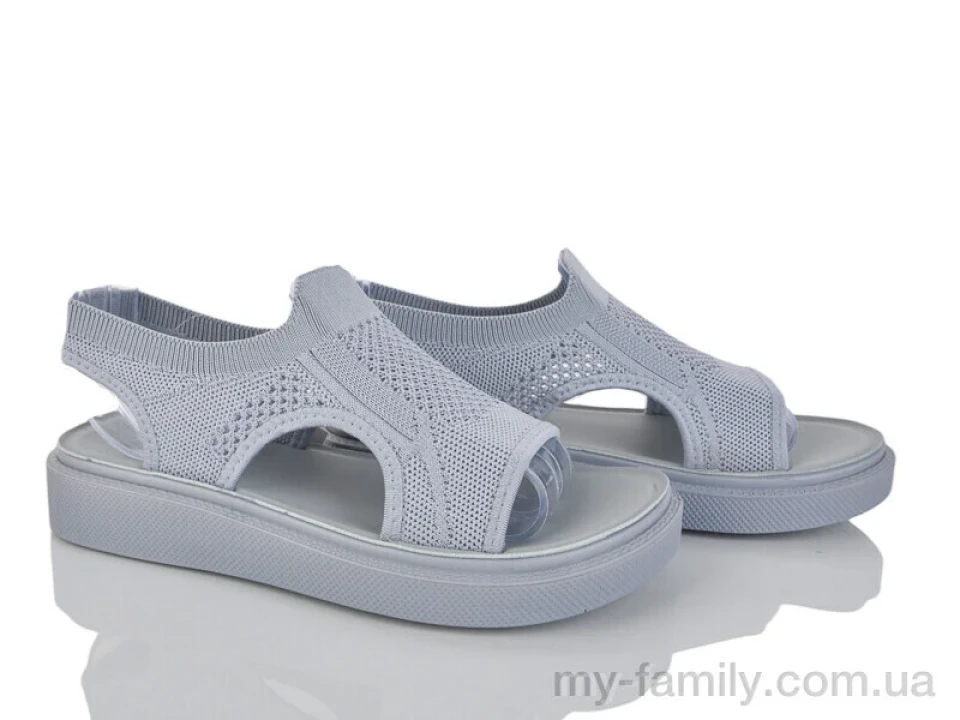 Босоніжки текстиль сірий жінки -, Жіночі босоніжки оптом