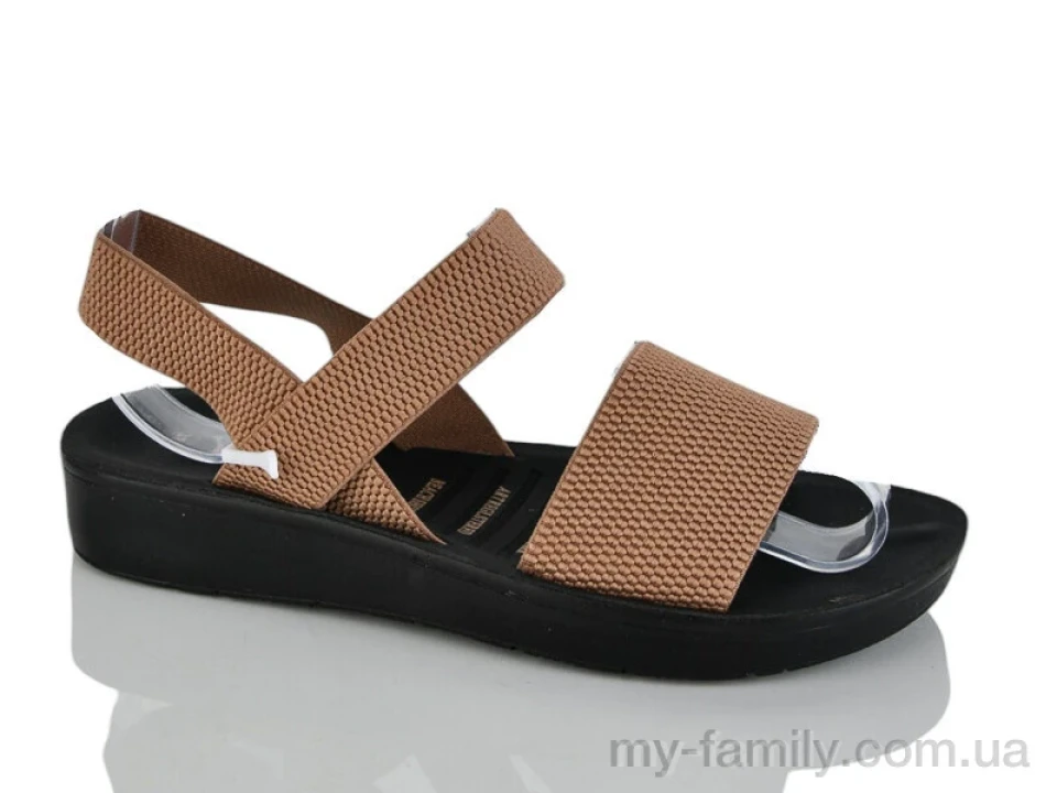 Босоніжки текстиль коричневий жінки -, Жіночі босоніжки оптом