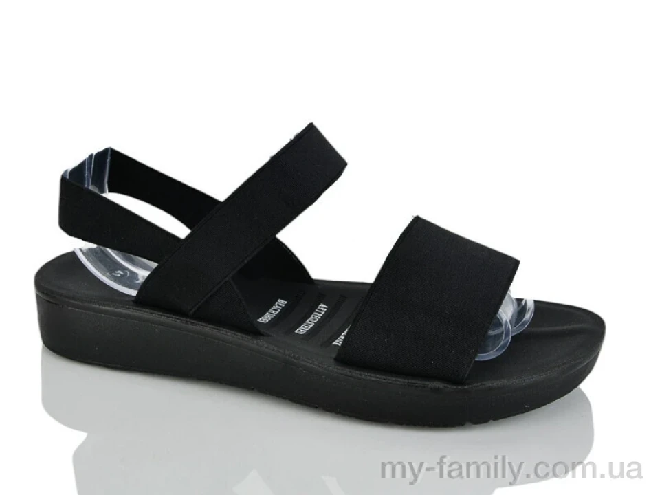 Босоніжки текстиль чорний жінки -, Жіночі босоніжки оптом