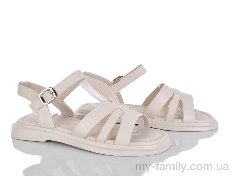 Босоніжки штучна шкіра бежевий жінки -, Жіночі босоніжки оптом