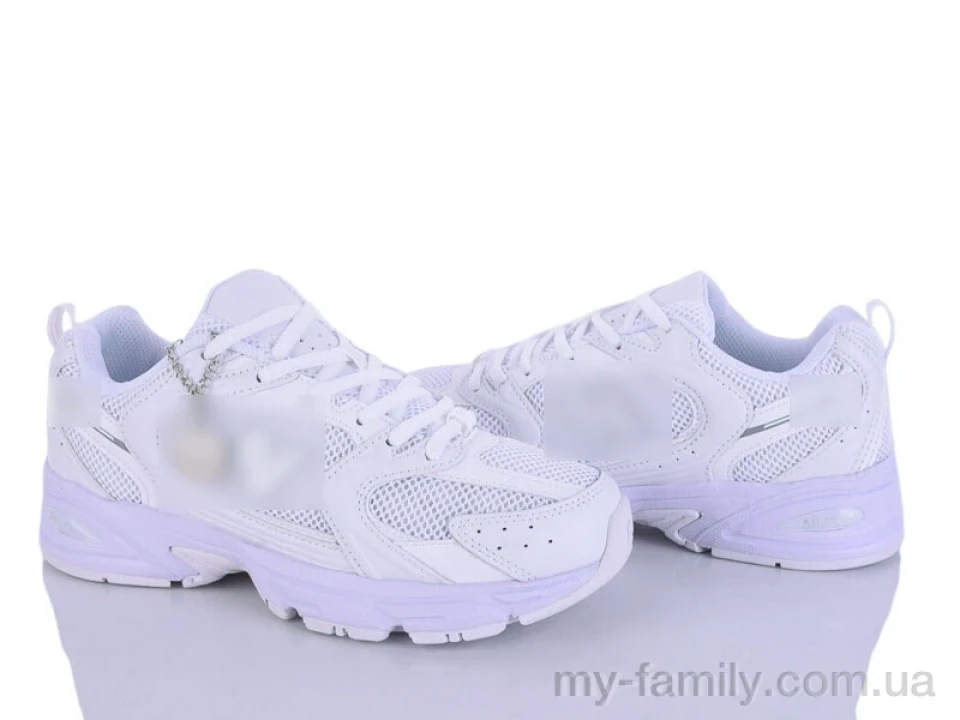 Кросівки штучна шкіра-текстиль білий жінки -, Жіночі кросівки оптом