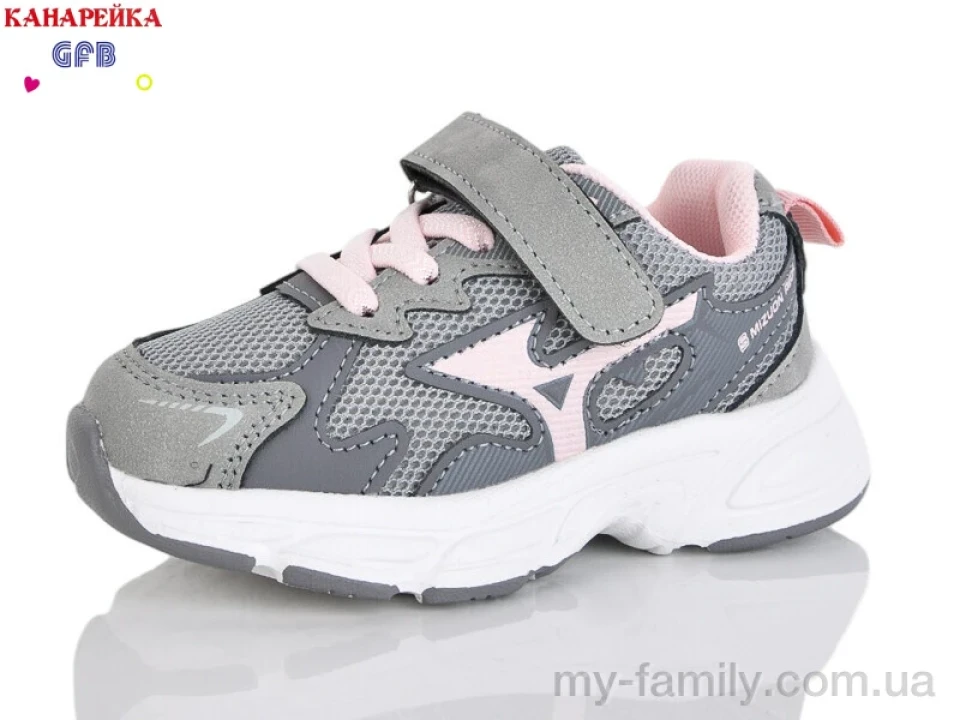Кроссовки искусственная кожа-текстиль серый дети девочка, Детски кроссовки оптом