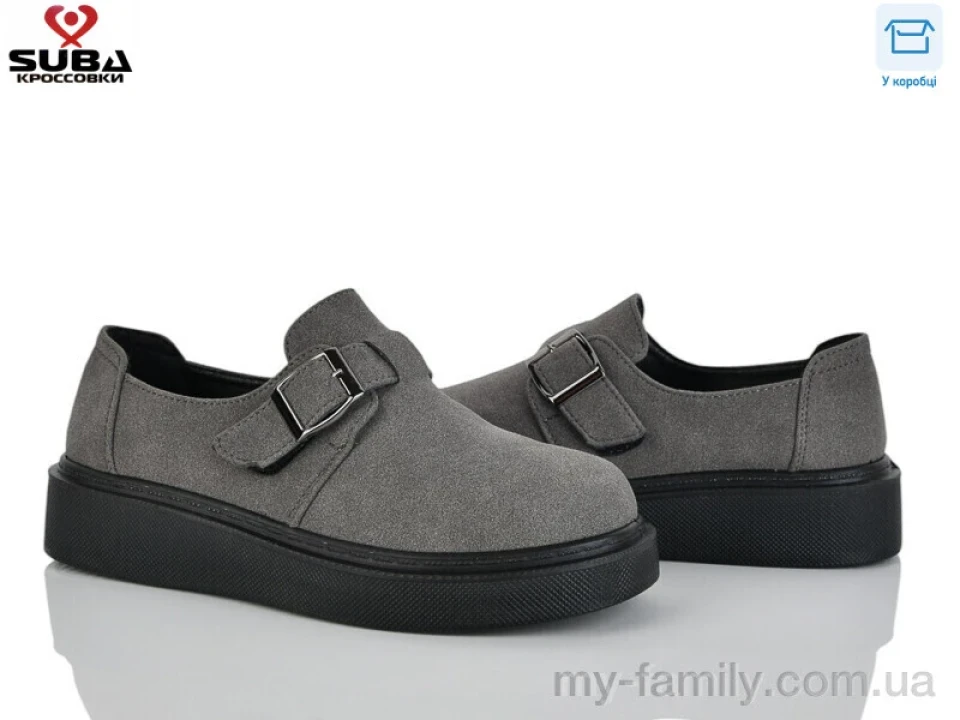 Туфлі штучна замша сірий жінки -, Туфлі жіночі оптом