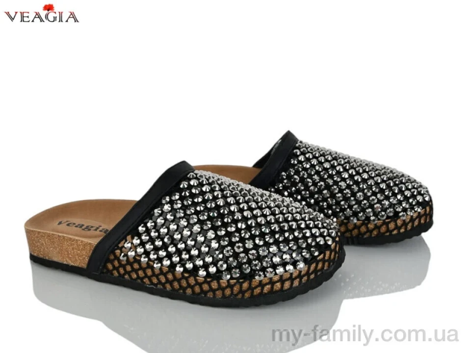 Шльопанці текстиль чорний жінки -, Жіночі шльопанці оптом