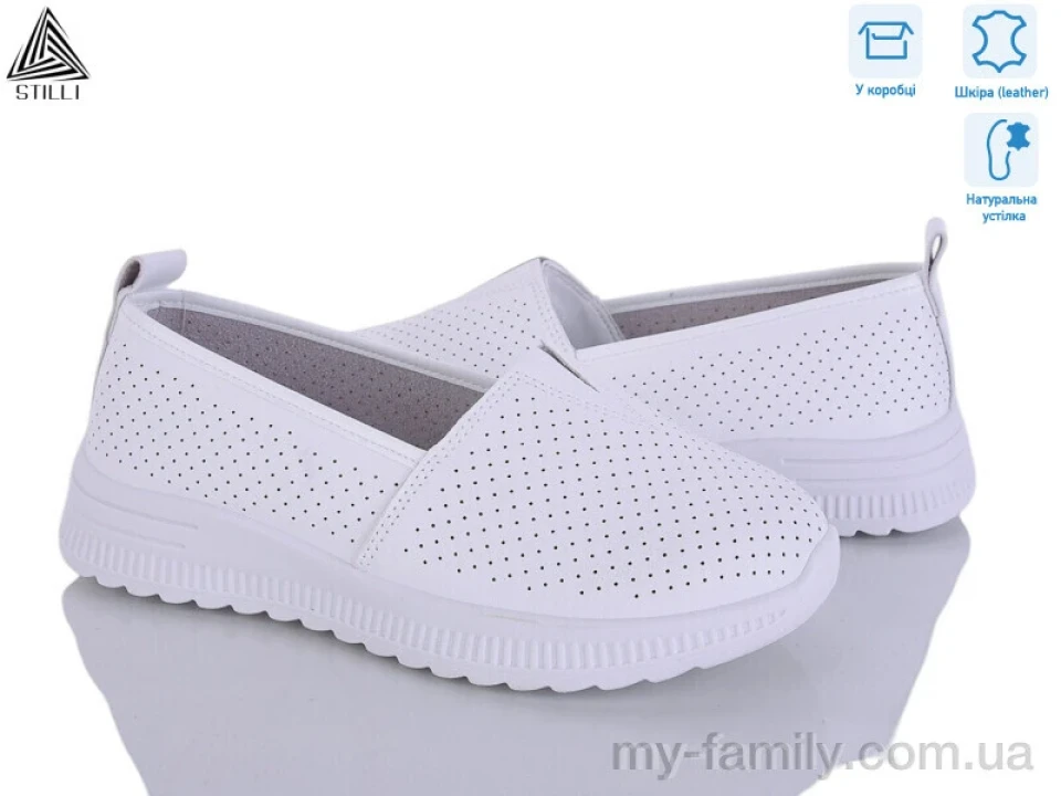 Сліпони натуральна шкіра білий жінки -, Жіночі сліпони оптом