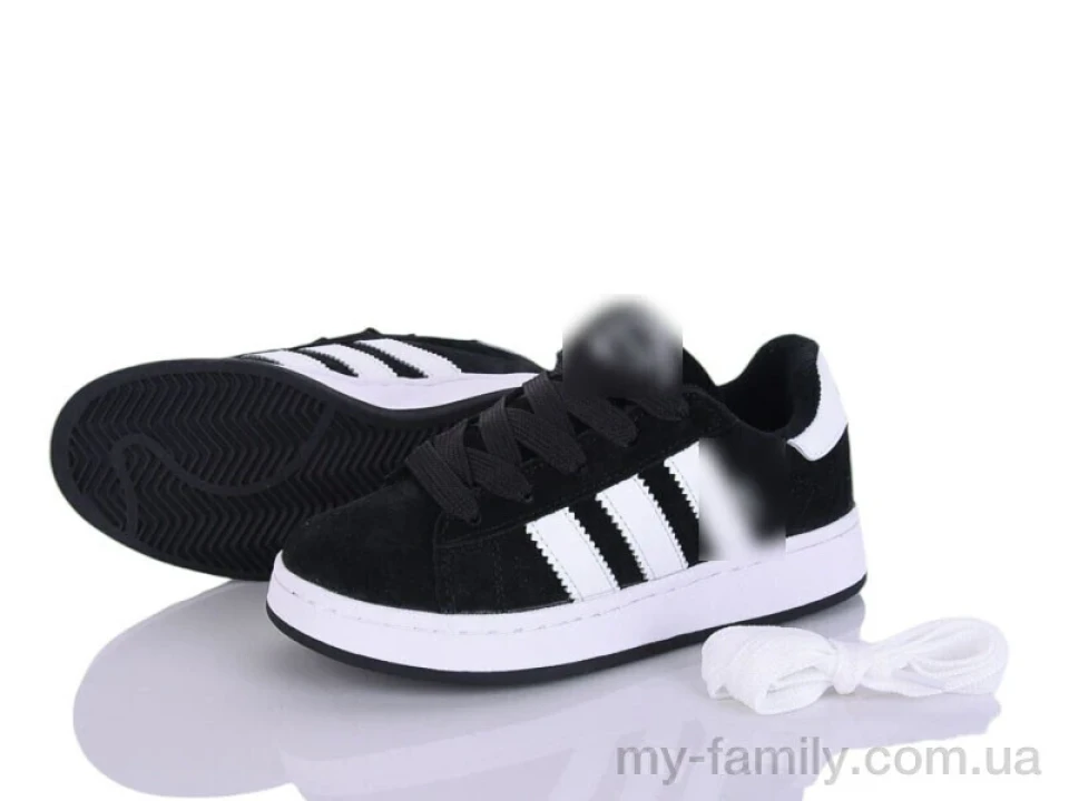 Кросівки штучна замша чорний діти унісекс, Дитячі кросівки оптом