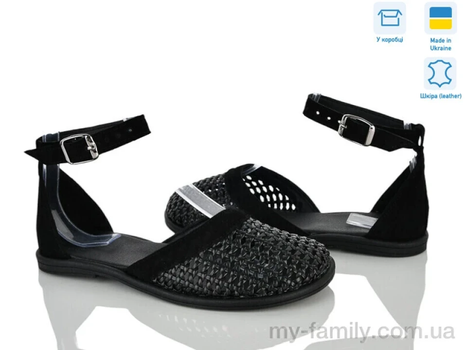 Босоніжки натуральна замша-натуральна шкіра чорний жінки -, Жіночі босоніжки оптом