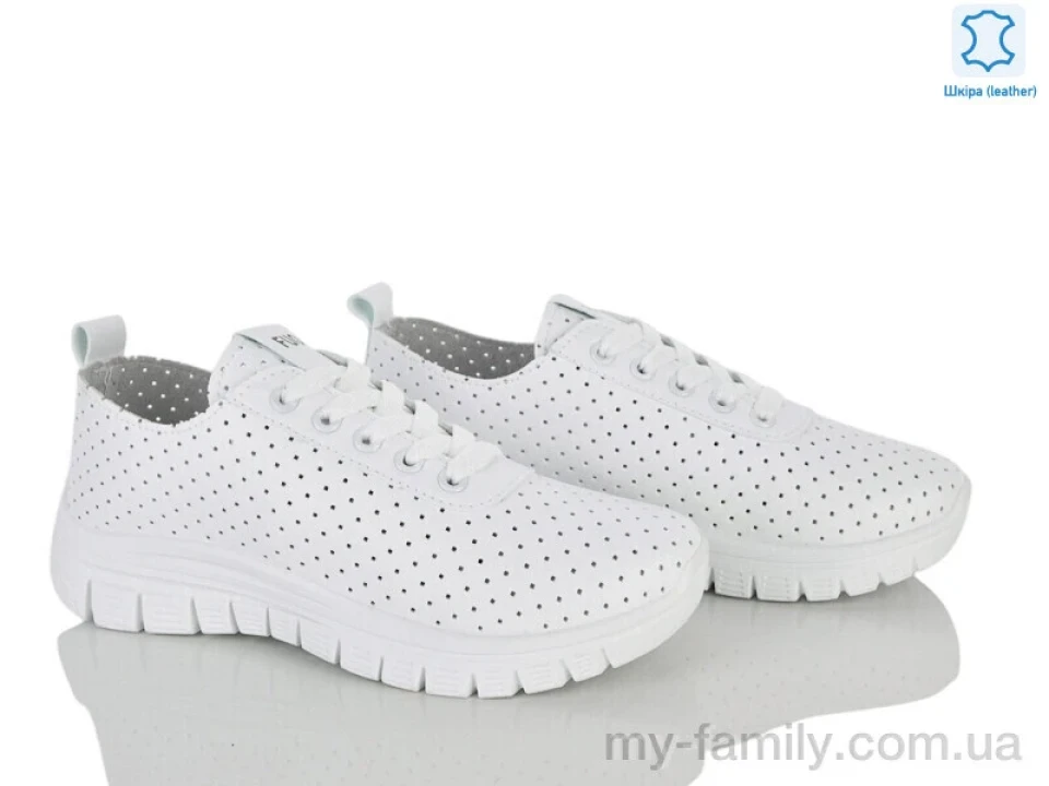 Кросівки натуральна шкіра білий жінки -, Жіночі кросівки оптом