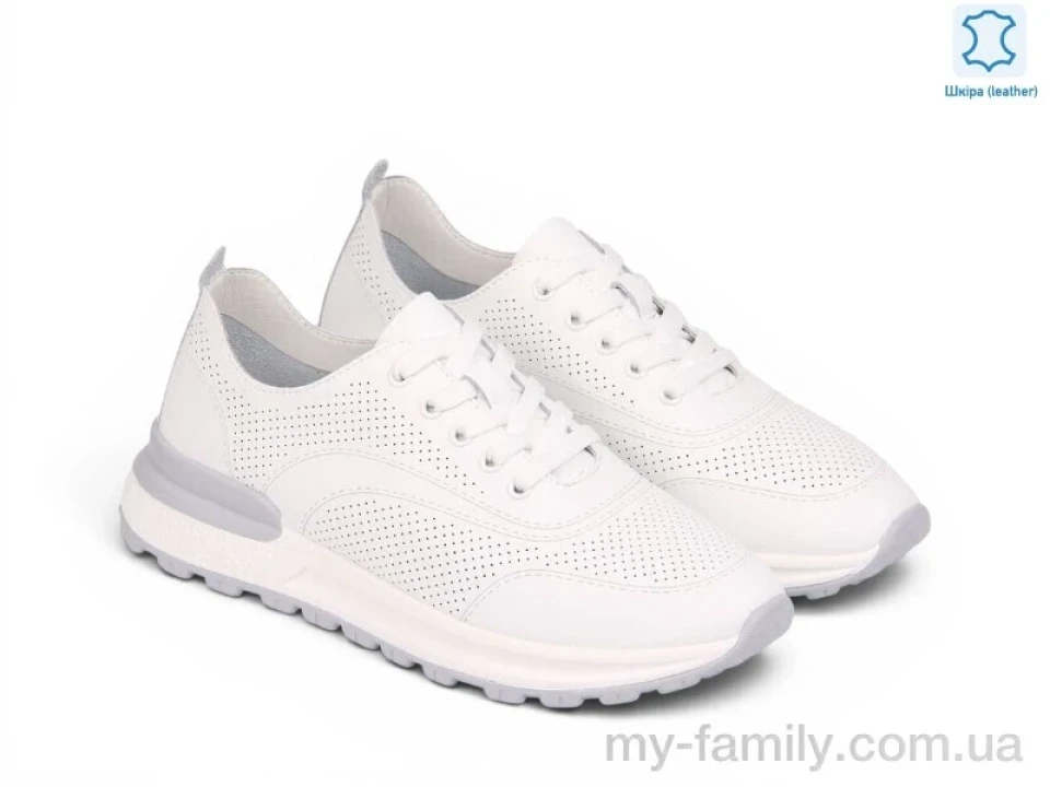 Кросівки натуральна шкіра білий жінки -, Жіночі кросівки оптом