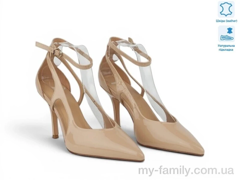 Туфлі натуральна шкіра бежевий жінки -, Туфлі жіночі оптом