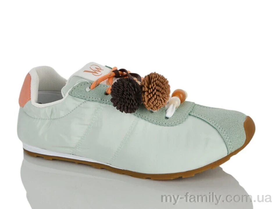 Кросівки штучна замша-плащівка зелений жінки -, Жіночі кросівки оптом