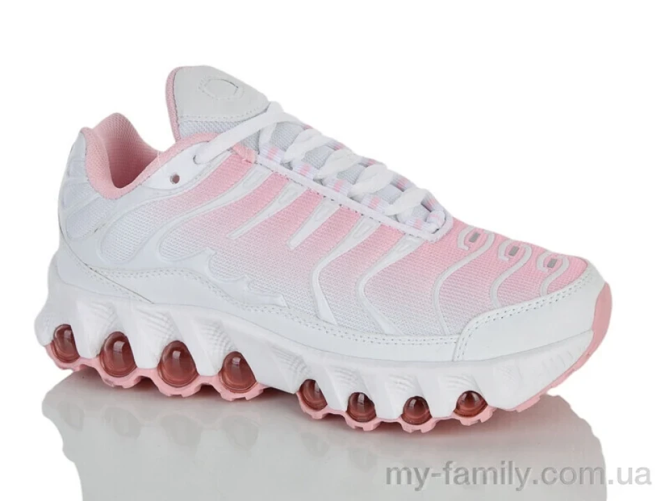 Кросівки штучна шкіра-текстиль рожевий жінки -, Жіночі кросівки оптом