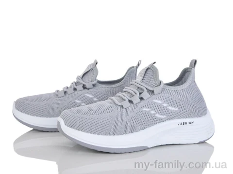 Кросівки текстиль сірий жінки -, Жіночі кросівки оптом