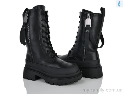Черевики штучна шкіра чорний діти дівчинка, Взуття оптом діти