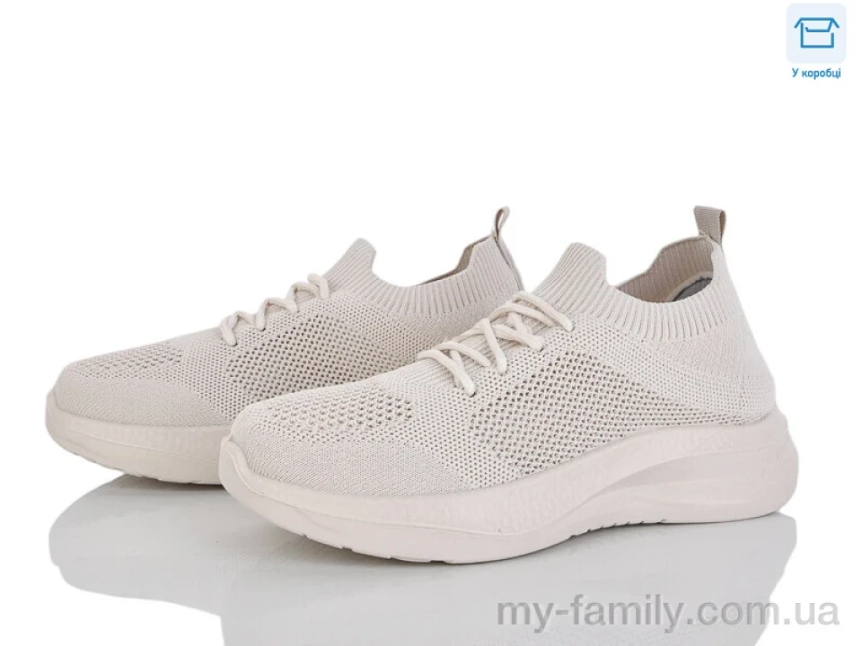 Кросівки текстиль бежевий жінки -, Жіночі кросівки оптом