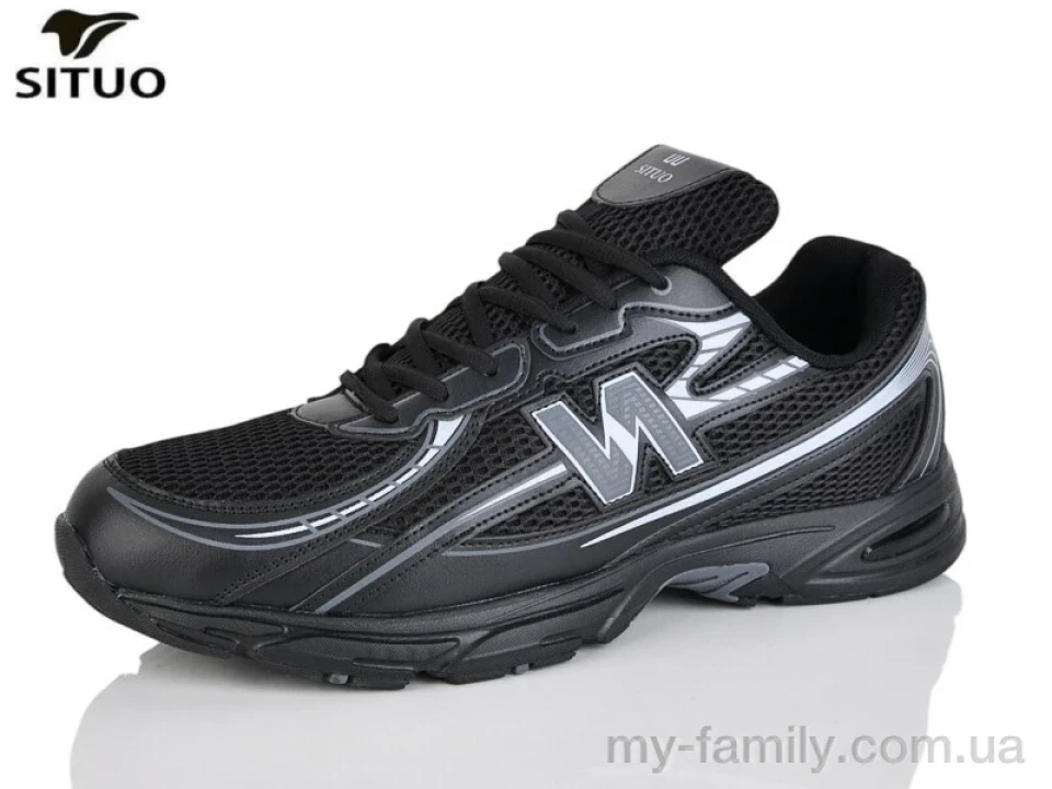 Кросівки штучна шкіра-текстиль чорний чоловіки -, Чоловічі кросівки оптом