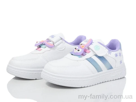 Кросівки штучна шкіра білий діти дівчинка, Дитячі кросівки оптом