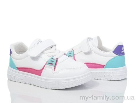 Кросівки штучна шкіра білий діти дівчинка, Дитячі кросівки оптом