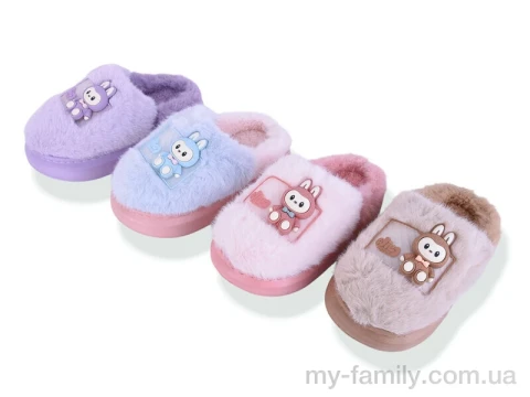Капці штучне хутро мікс діти дівчинка, Капці оптом