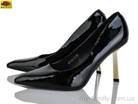 Туфлі штучний лак чорний жінки -, Туфлі жіночі оптом
