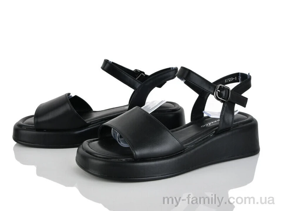 Босоніжки штучна шкіра чорний жінки -, Жіночі босоніжки оптом