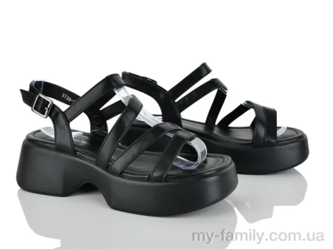 Босоніжки штучна шкіра чорний жінки -, Жіночі босоніжки оптом