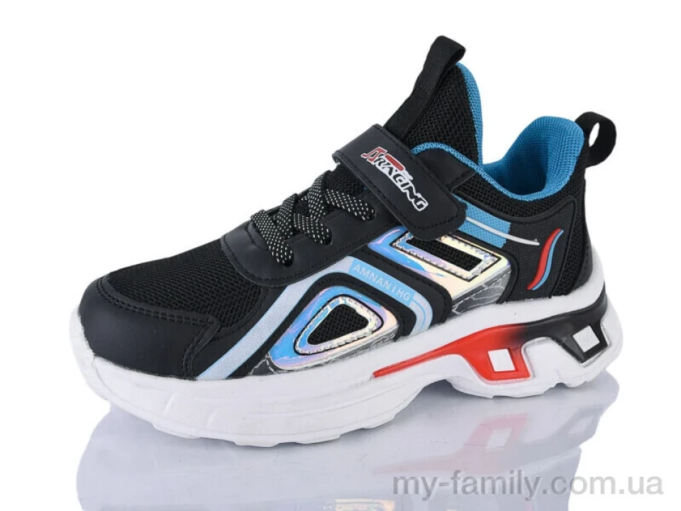 Кросівки штучна шкіра-текстиль чорний діти хлопчик, Дитячі кросівки оптом